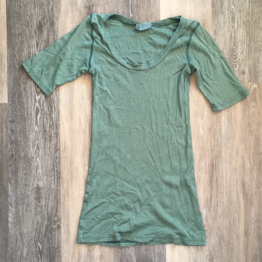 Michael Stars one size fits most. Green T-shirt